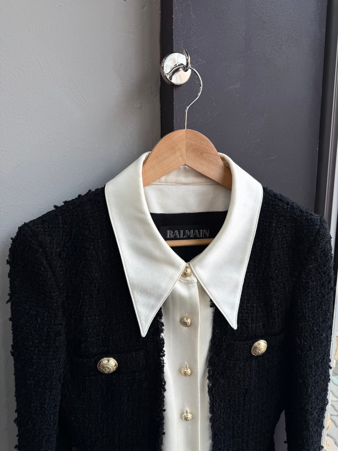 .34/ 발망 제니 레드폰 트위드 자켓 상품이미지5