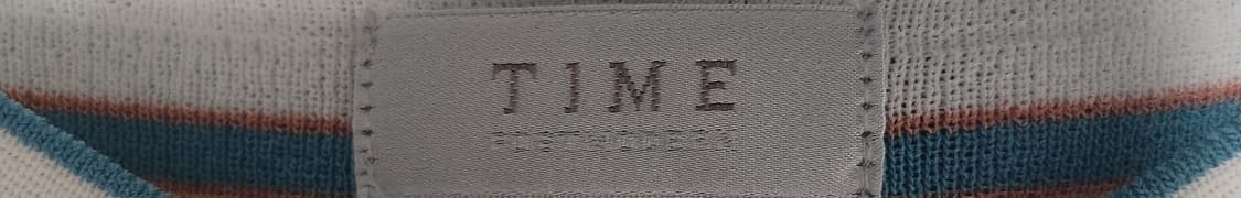 타임 스트라이프 반팔 티셔츠 L  (95-100) 상품이미지3