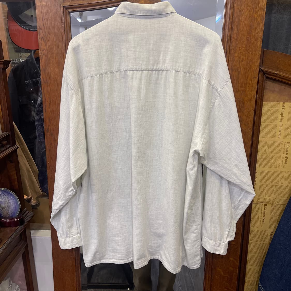 EU 빈티지 Landhaus 자수셔츠 상품이미지5