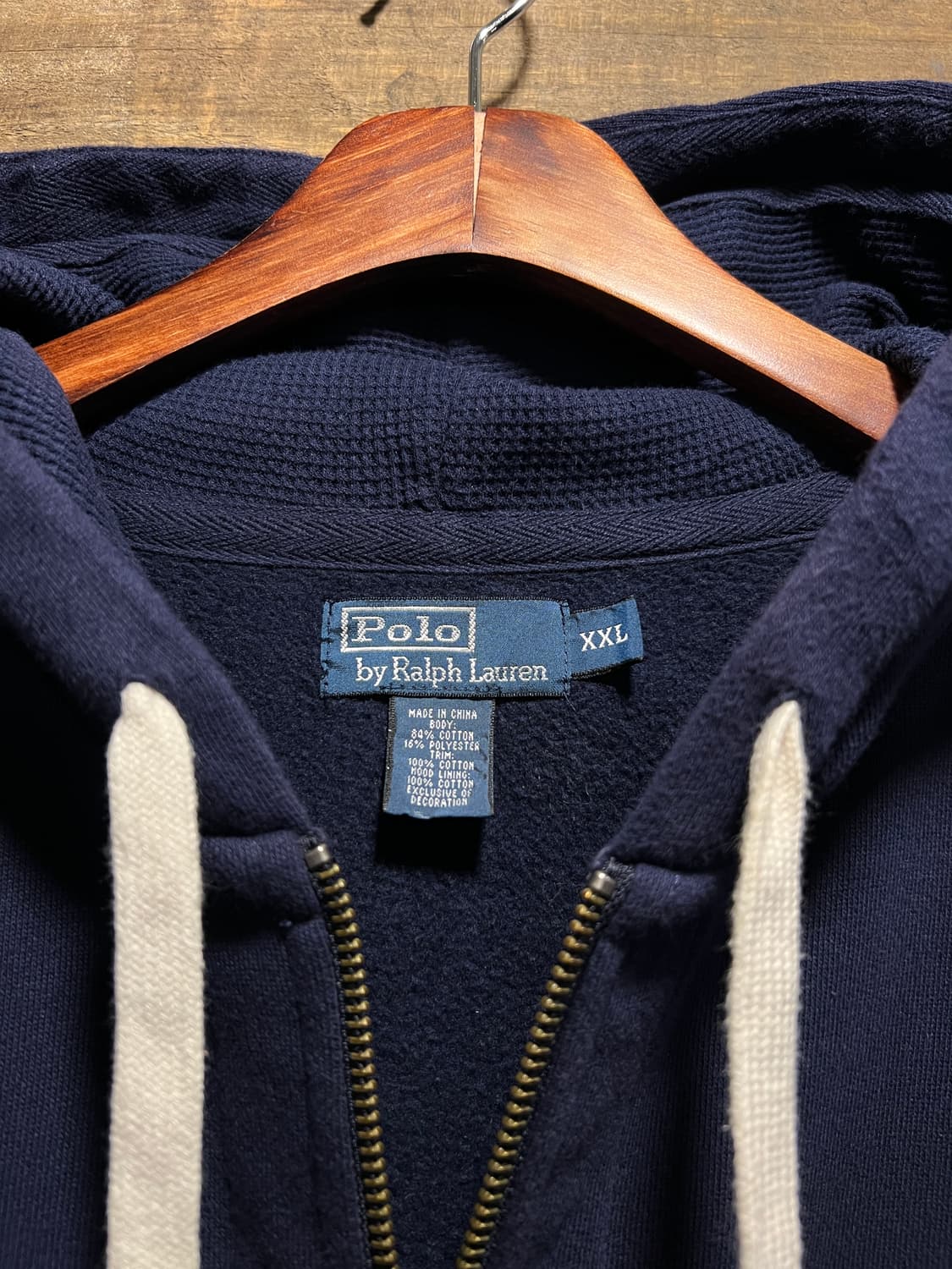 [2XL]폴로 랄프로렌 네이비 후드 집업 상품이미지2