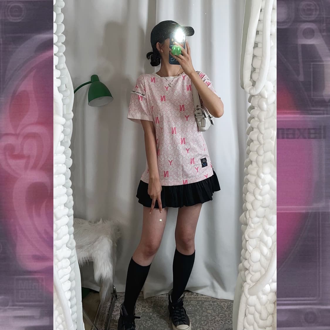 MLB 엠엘비 별 프린팅 오버핏 티셔트 상품이미지3