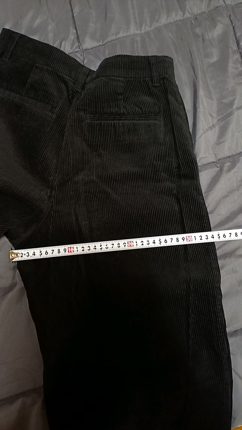 유니클로 코듀로이 와이드팬츠 28인치 기장100 상품이미지8