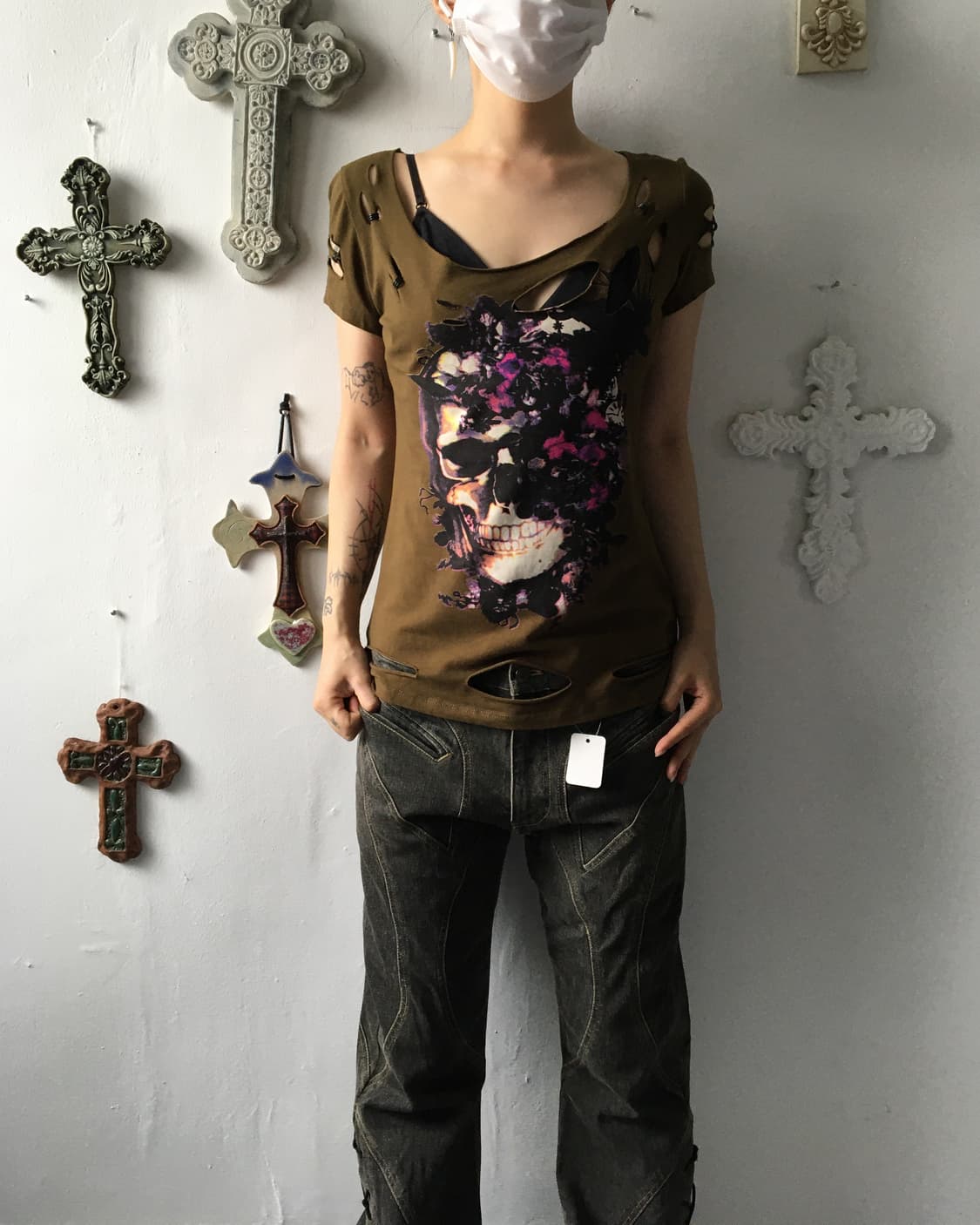 Cut off point t shirt 상품이미지1