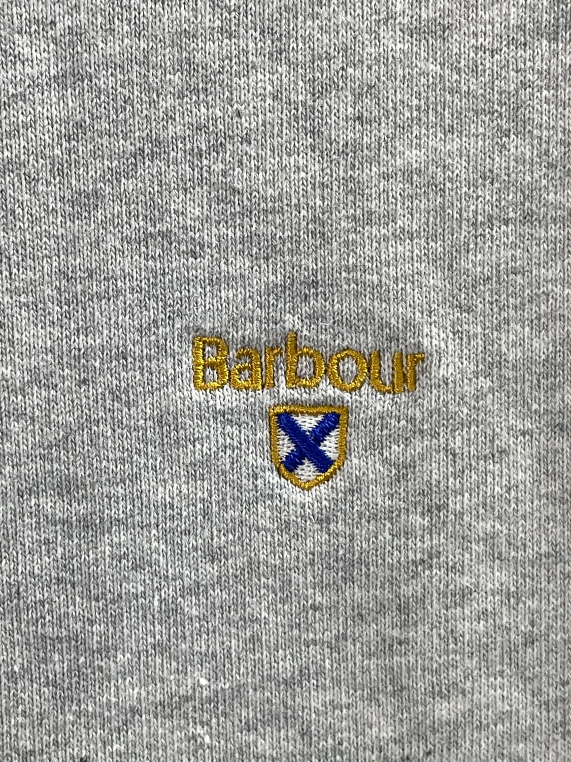 바버 스몰로고 그레이 후드티 (on.694) 상품이미지4