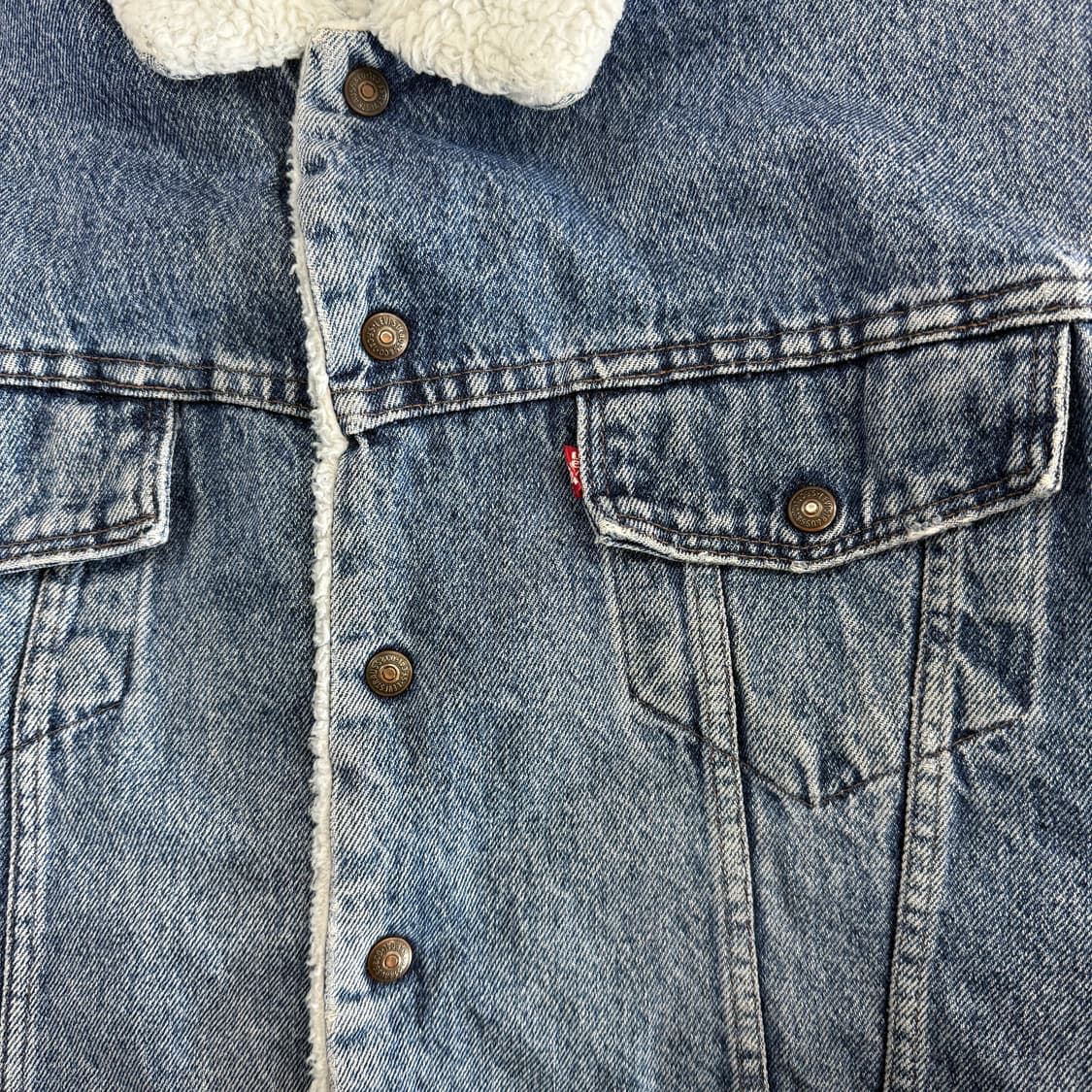 (L)90s 리비이스 Levis 쉐르파 데님자켓(made in usa) 상품이미지3