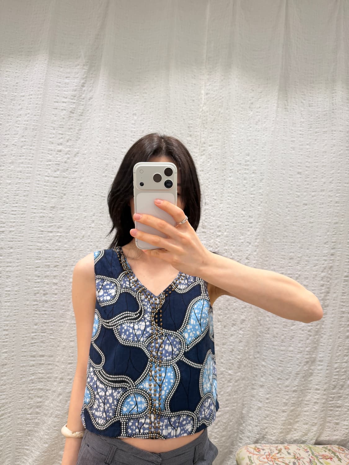 stud lined sleeveless 상품이미지3