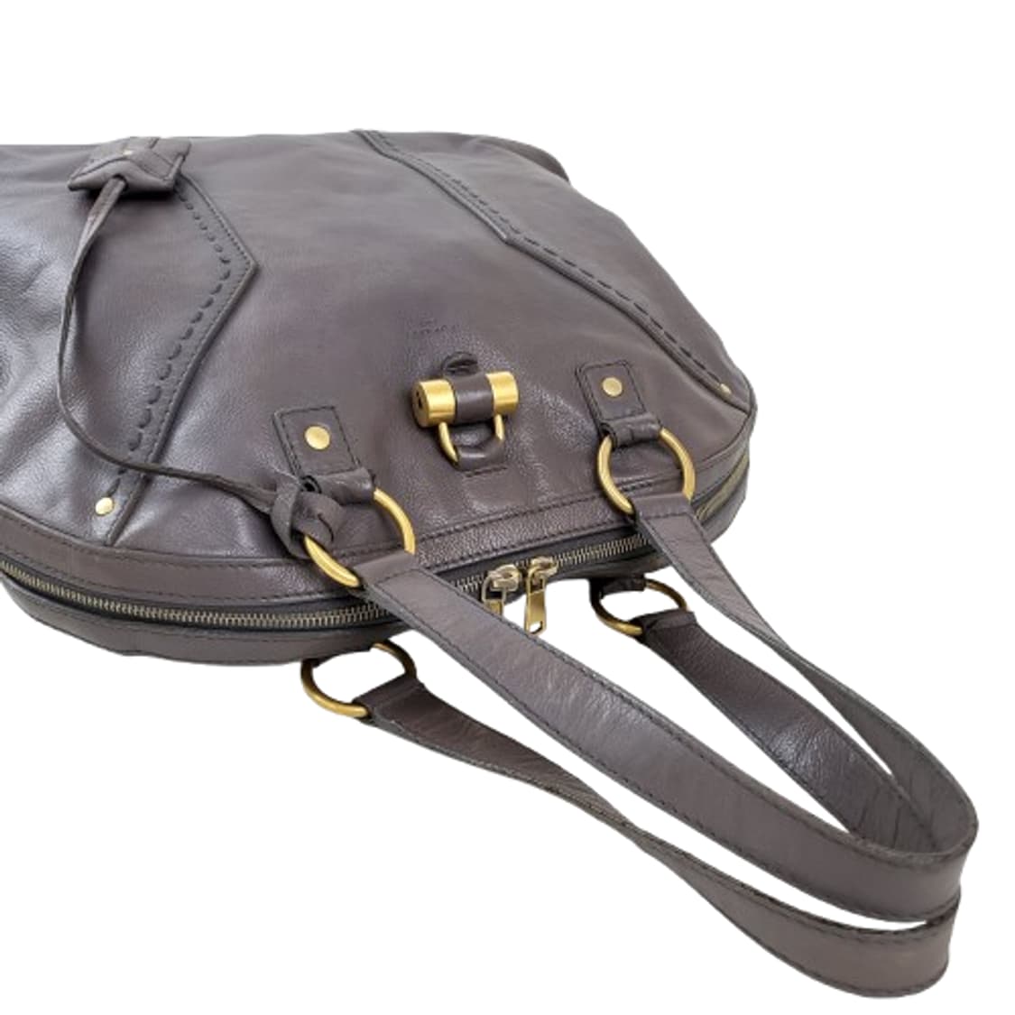 정품 생로랑(입생로랑) 뮤즈백 그레이 라지 상품이미지6