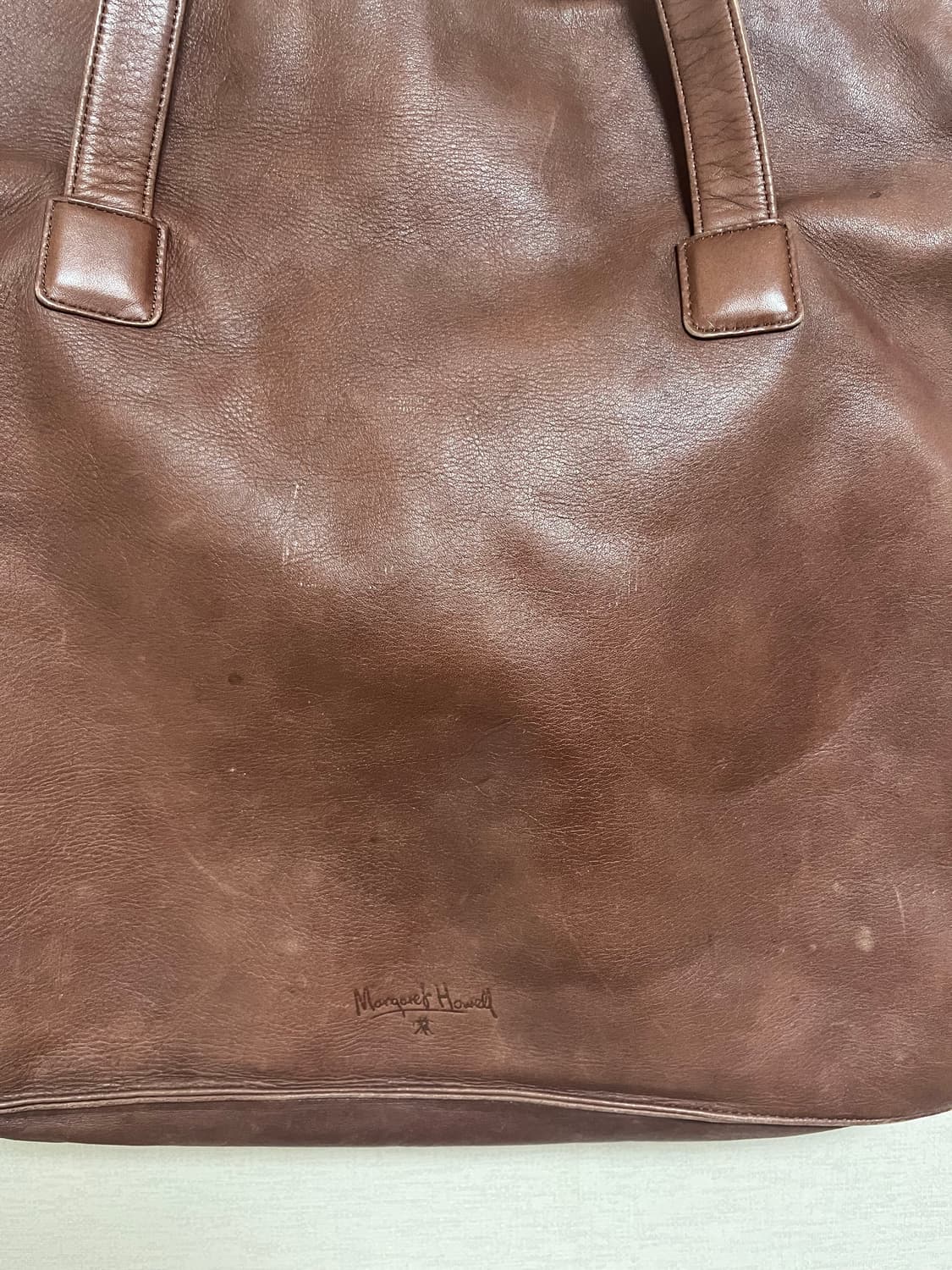 마가렛호웰 레더 토트백 상품이미지2