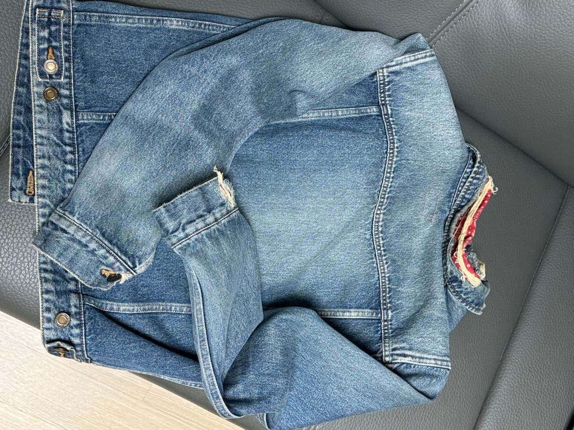 생로랑 반다나 데님 자켓 상품이미지7