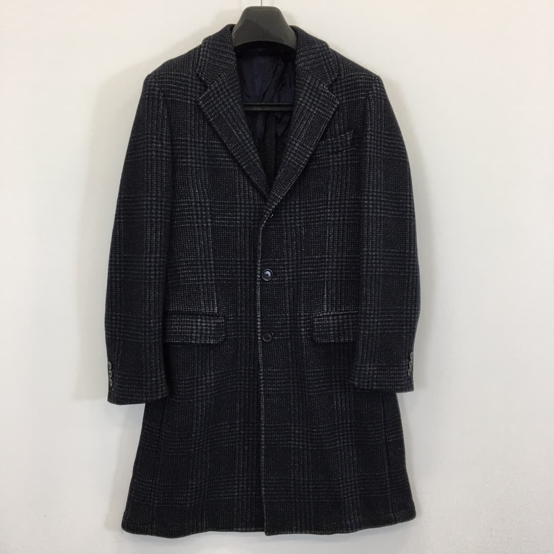 마시모두띠 이탈리안 울 체크코트 남성 95  상품이미지1