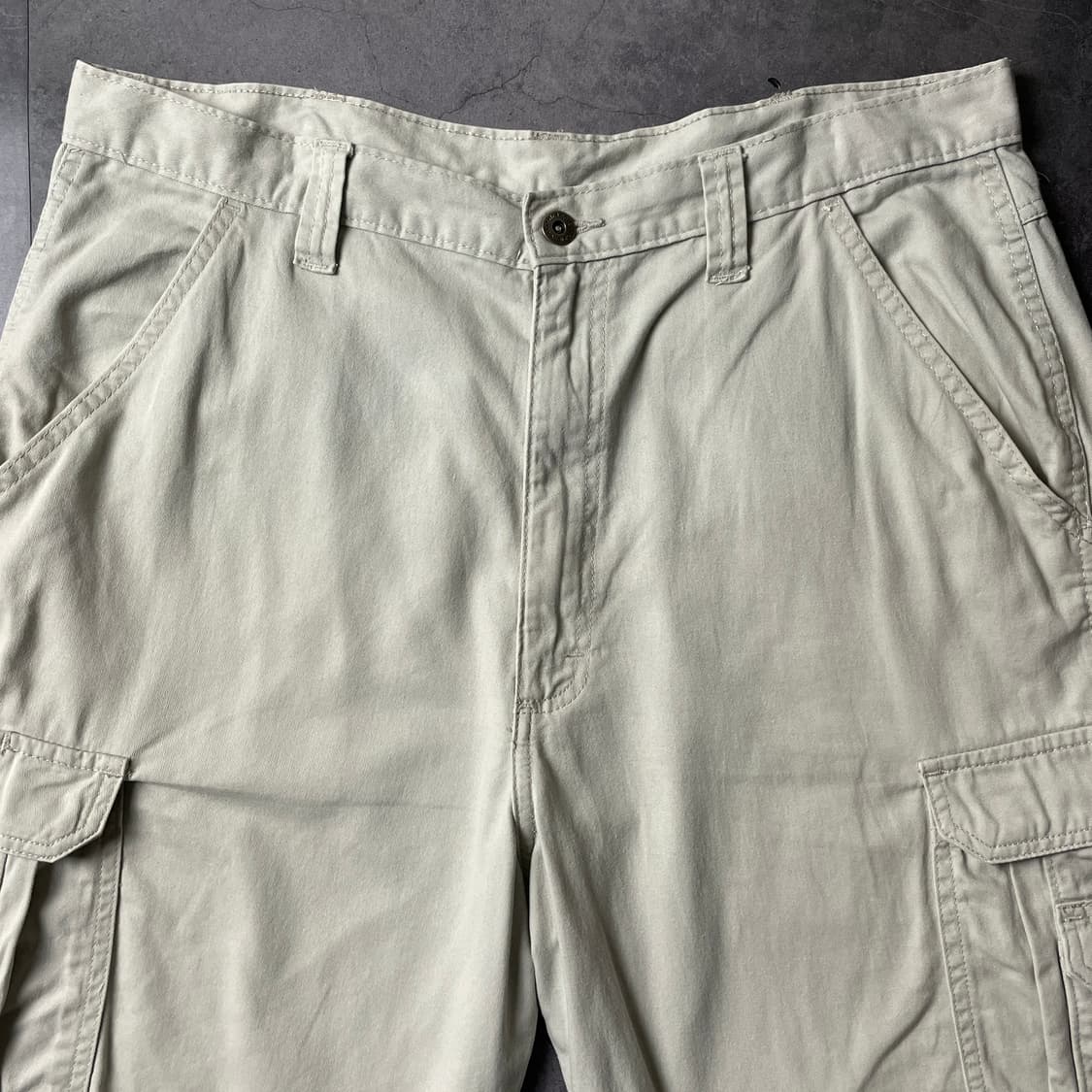 WRANGLER 랭글러 빈티지 아이보리 카고 하프 팬츠 A00788 상품이미지2