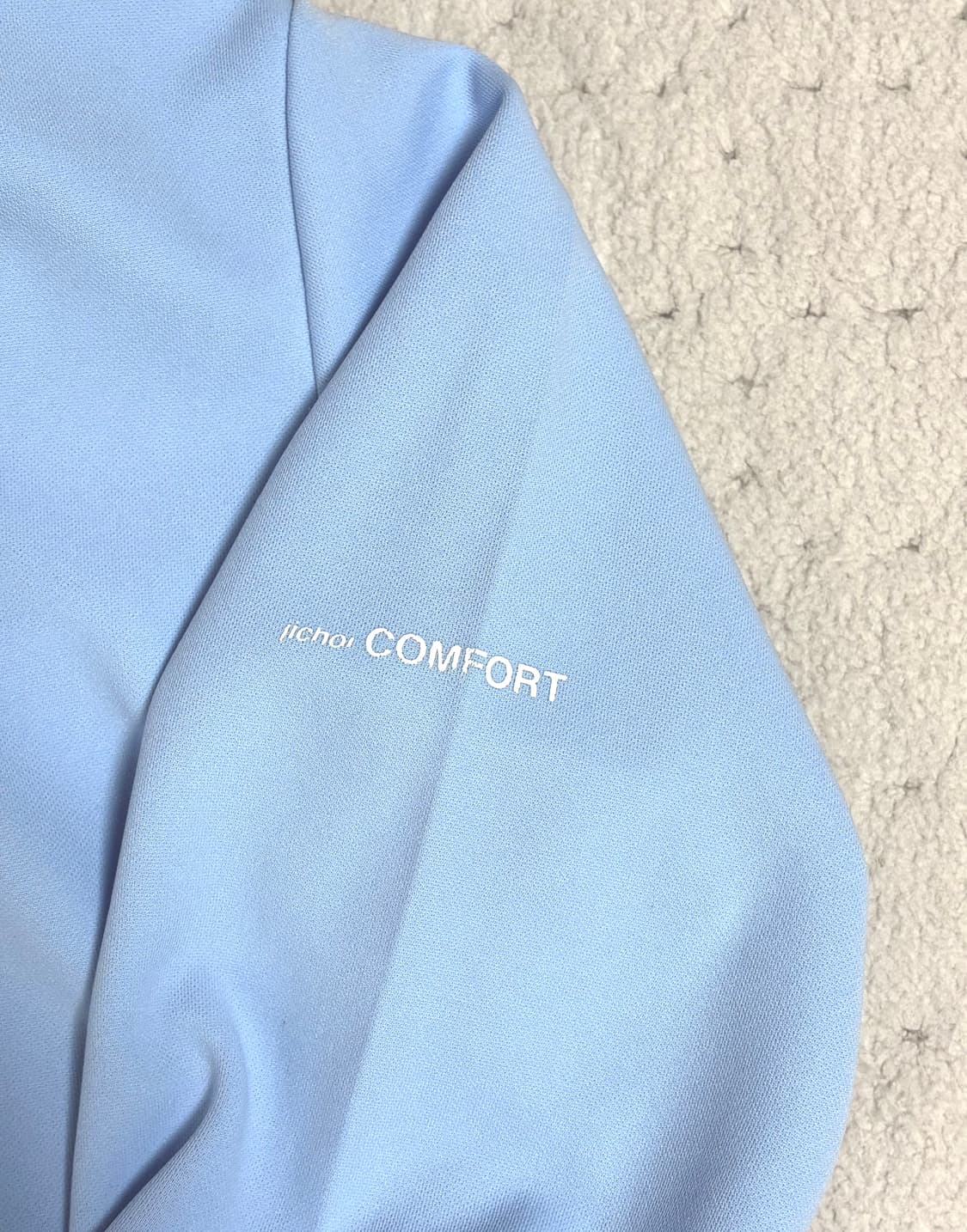 지초이 컴포트 이지윈드 후드집업 후디 라이트블루 1사이즈 상품이미지2