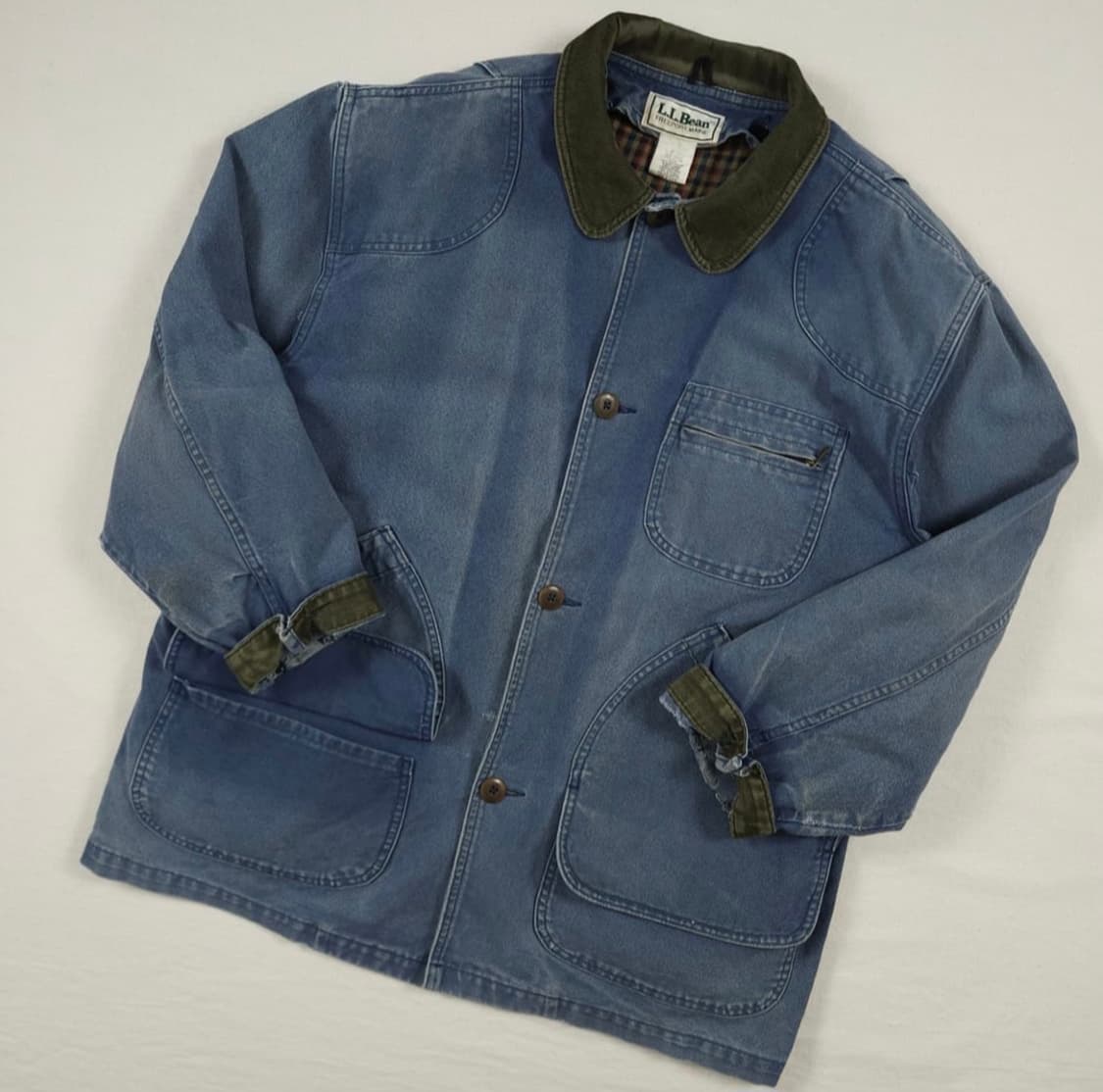 엘엘빈 초어자켓 헌팅자켓 빈티지 블루 XL 상품이미지1