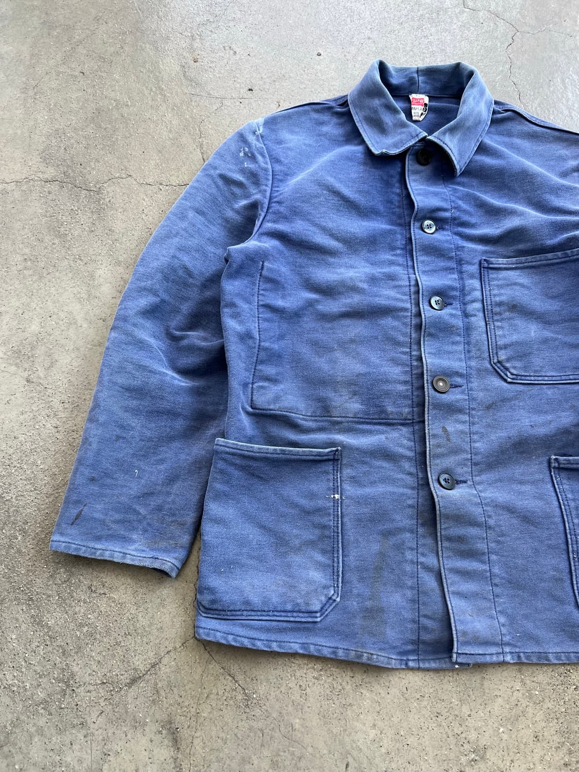 HARD FADED BLUE MOLESKIN 몰스킨 프렌치워크자켓 상품이미지3