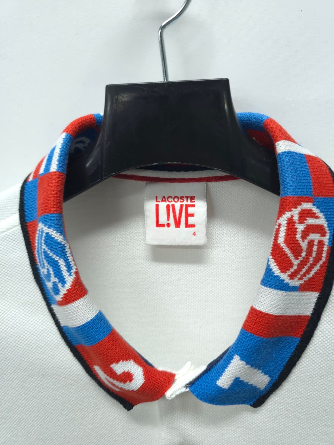 라코스테 라이브 남여공용 칼라 패턴 배색 반팔 피케 셔츠(4사이즈) 상품이미지5