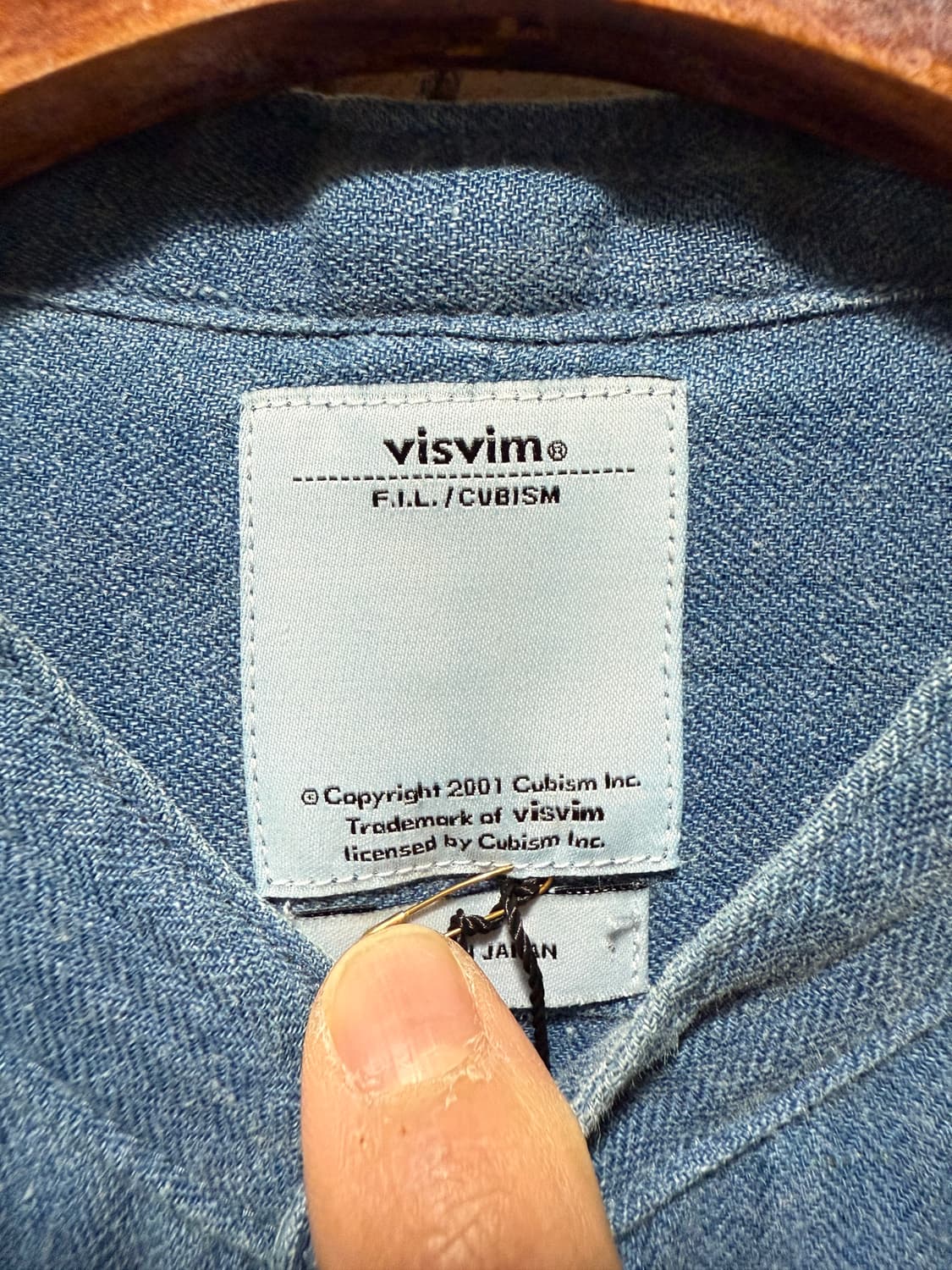 VISVIM 비즈빔 인디고 린넨 헨리넥 셔츠 상품이미지9