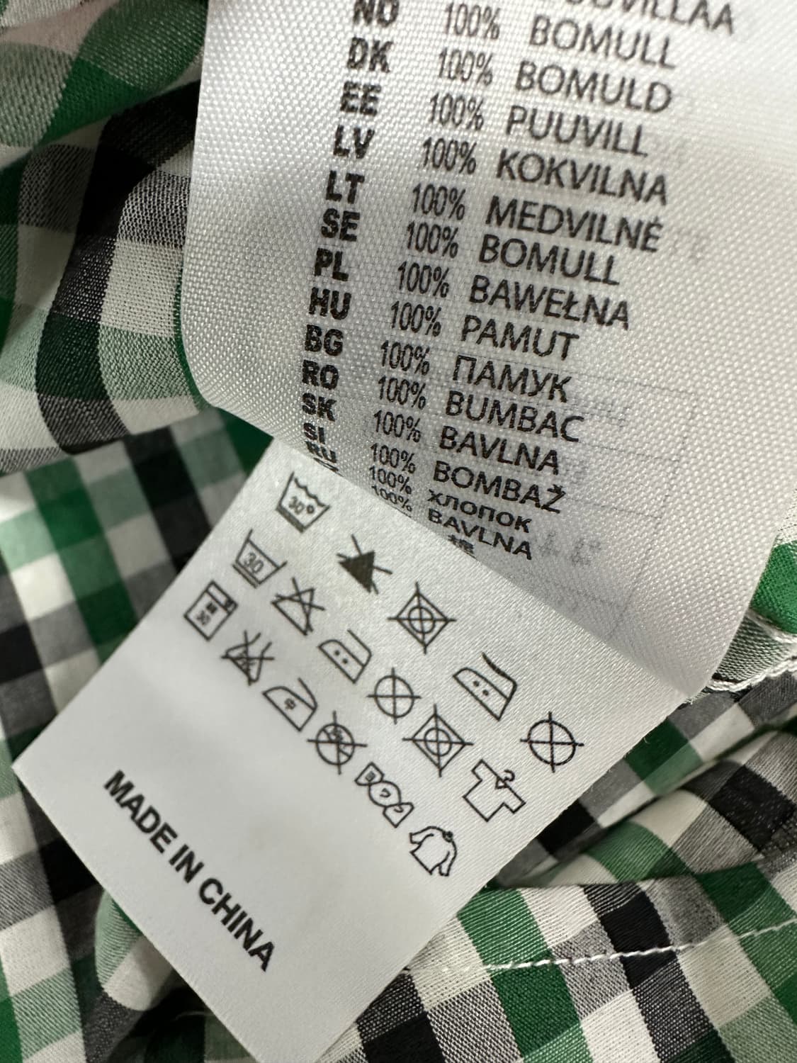 칼하트 그린 체크 반팔 셔츠 상품이미지8