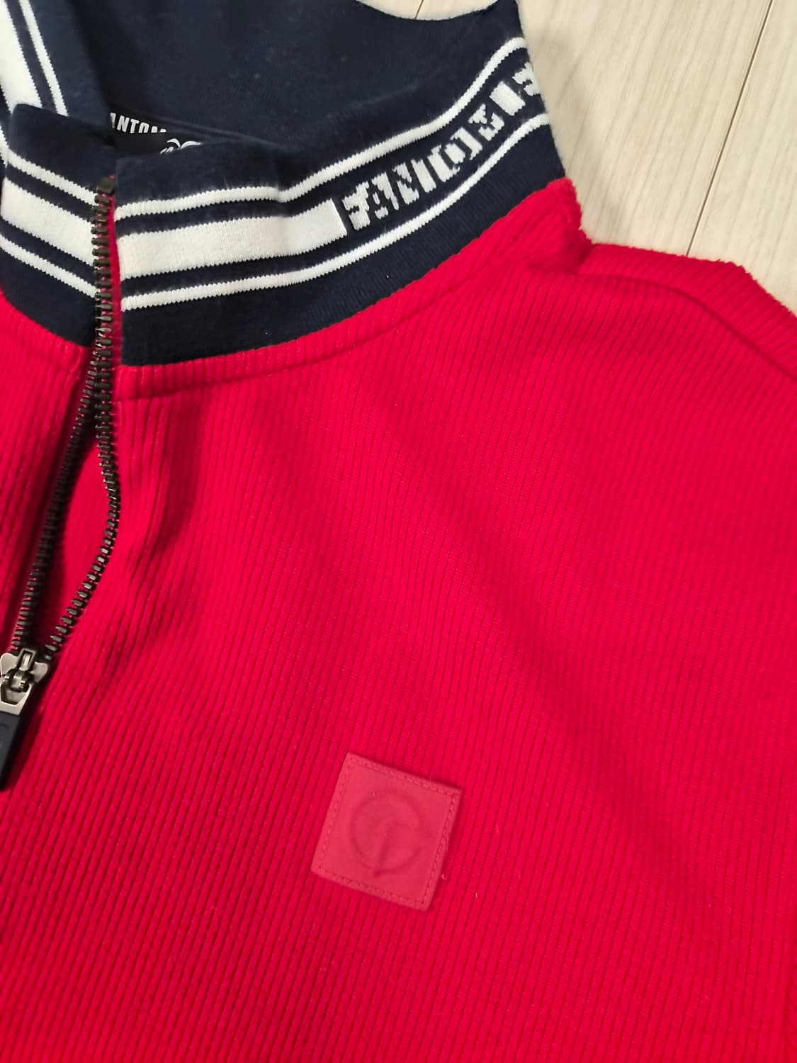 [팬텀(FANTOM)] 남성 반집업 로고 골프 티셔츠 (사이즈 100) 상품이미지3