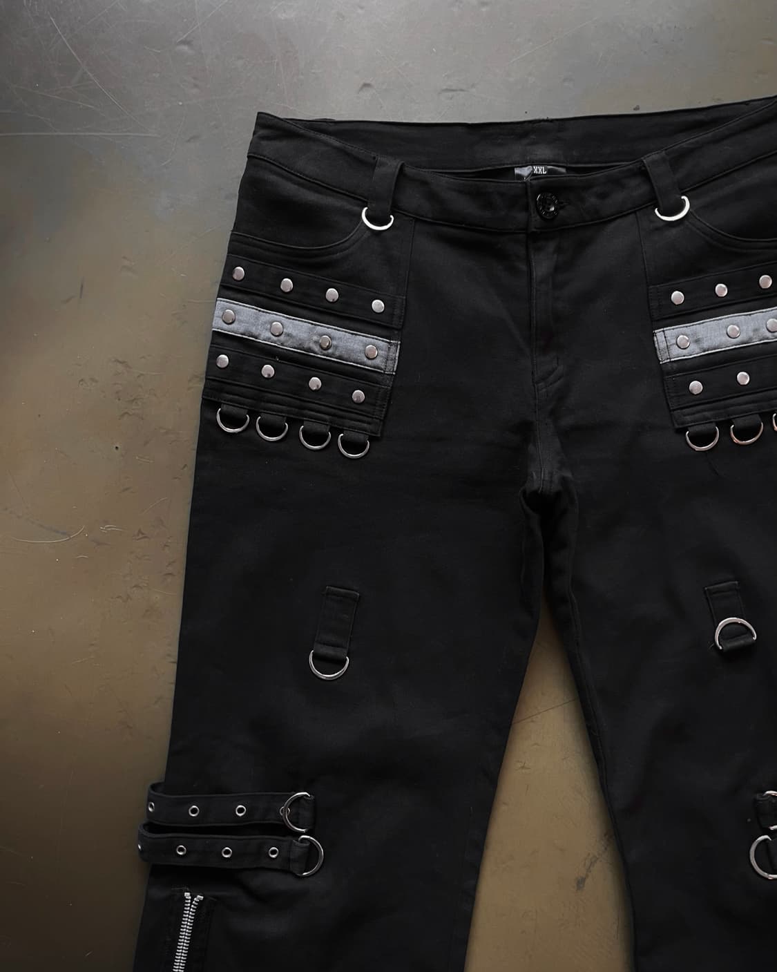 PUNK RAVE Zipper Detail Bondage Pants 상품이미지4