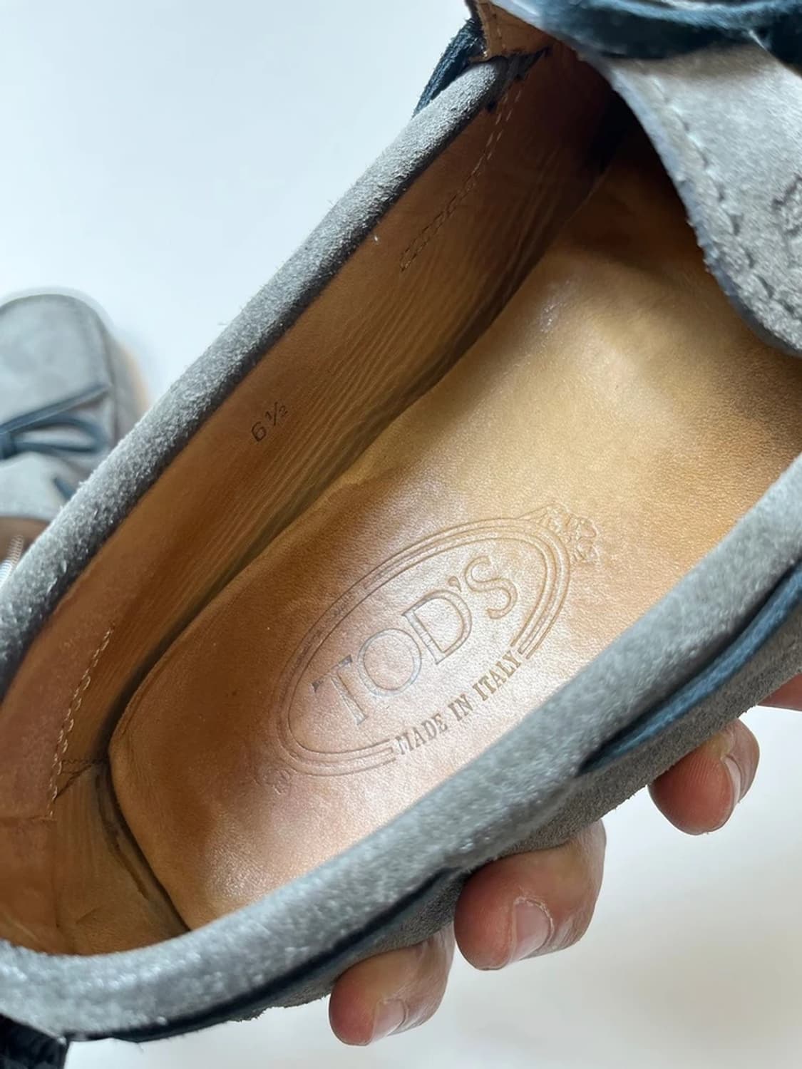 토즈 옴므 고미노 스웨이드 드라이빙 슈즈 Q1317 상품이미지8