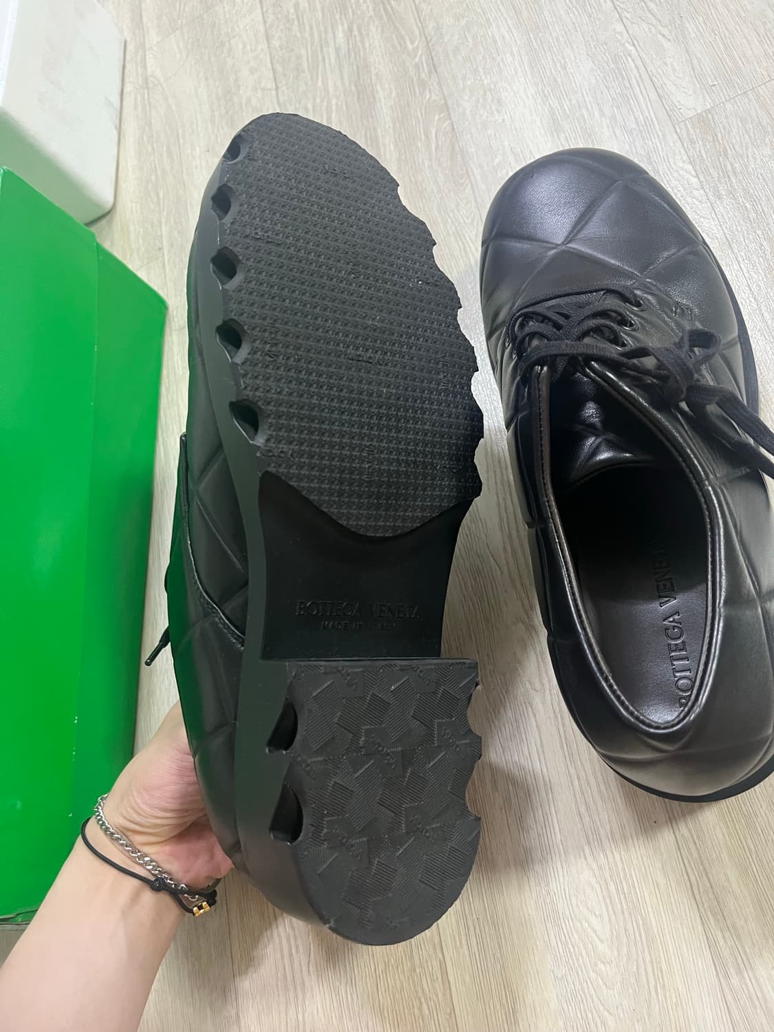 급처 44size) 보테가베네타 더비슈즈(280-285) 상품이미지3