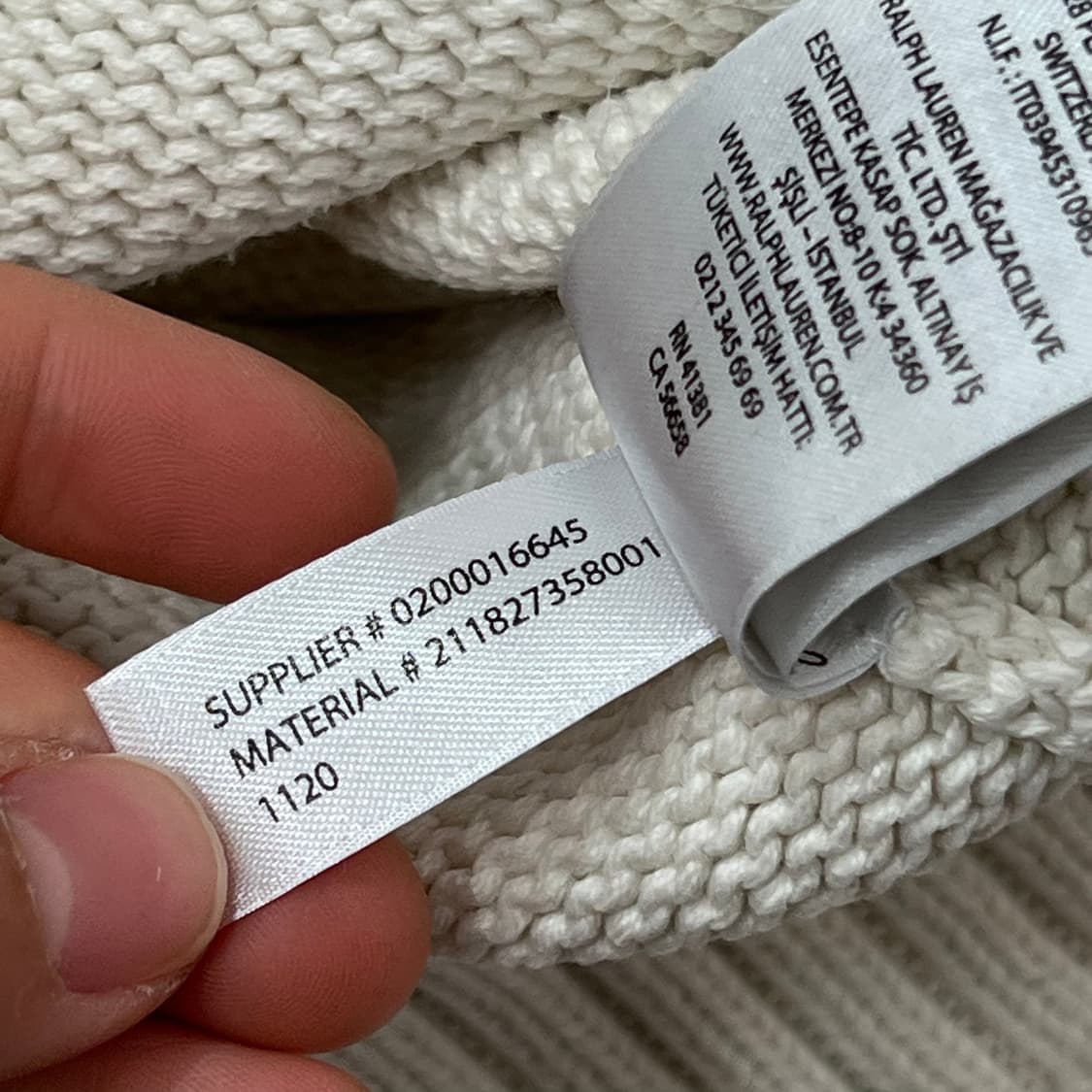 [우먼95] 폴로 랄프로렌 베어 니트 상품이미지5