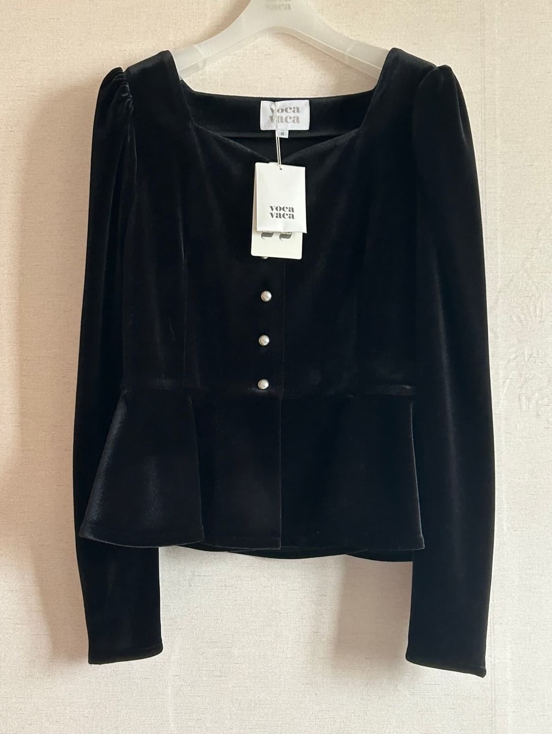 택O) [s] 보카바카 앨리스 하트 넥 롱 슬리브 블라우스 벨벳 상품이미지6