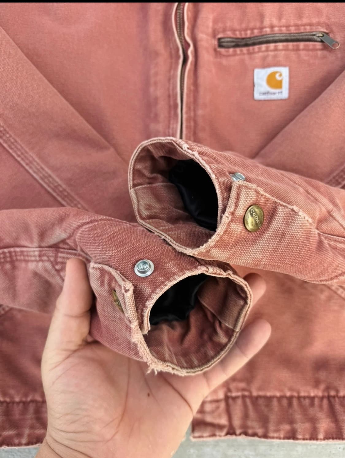 칼하트 디트로이트 자켓 j097 vrs 살몬핑크 상품이미지4