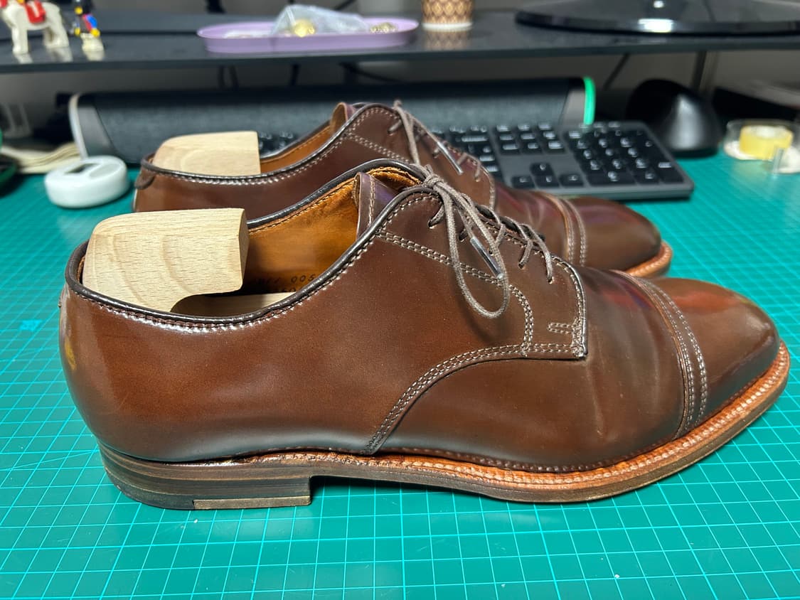 알든 컬러4 코도반 캡토 더비 상품이미지4