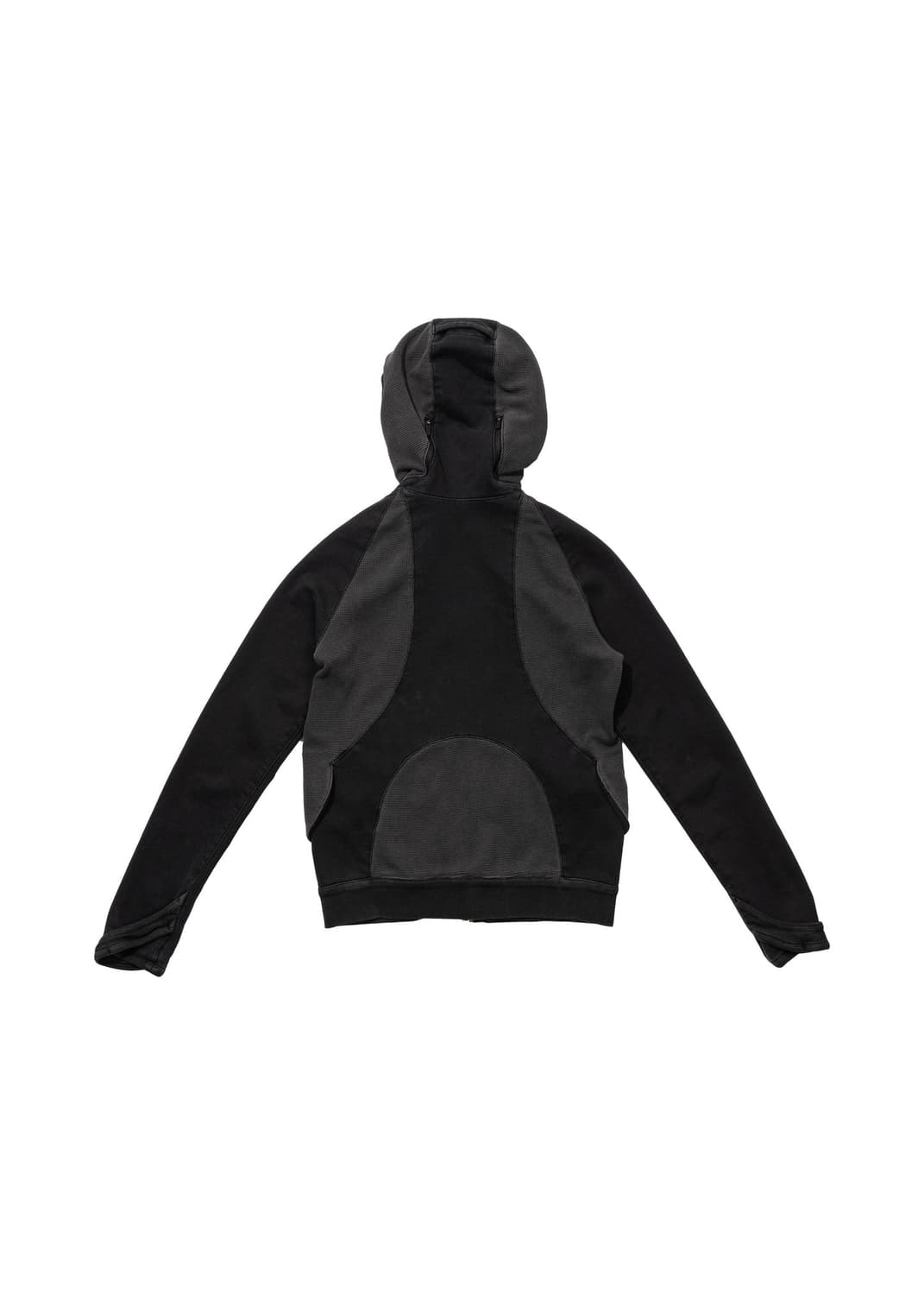 혜인서 25fw slashed zip hoodie (Charcoal) 상품이미지2