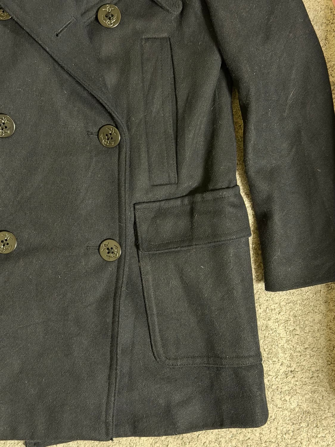 GAP 갭 울혼방 네이비 피코트 상품이미지5