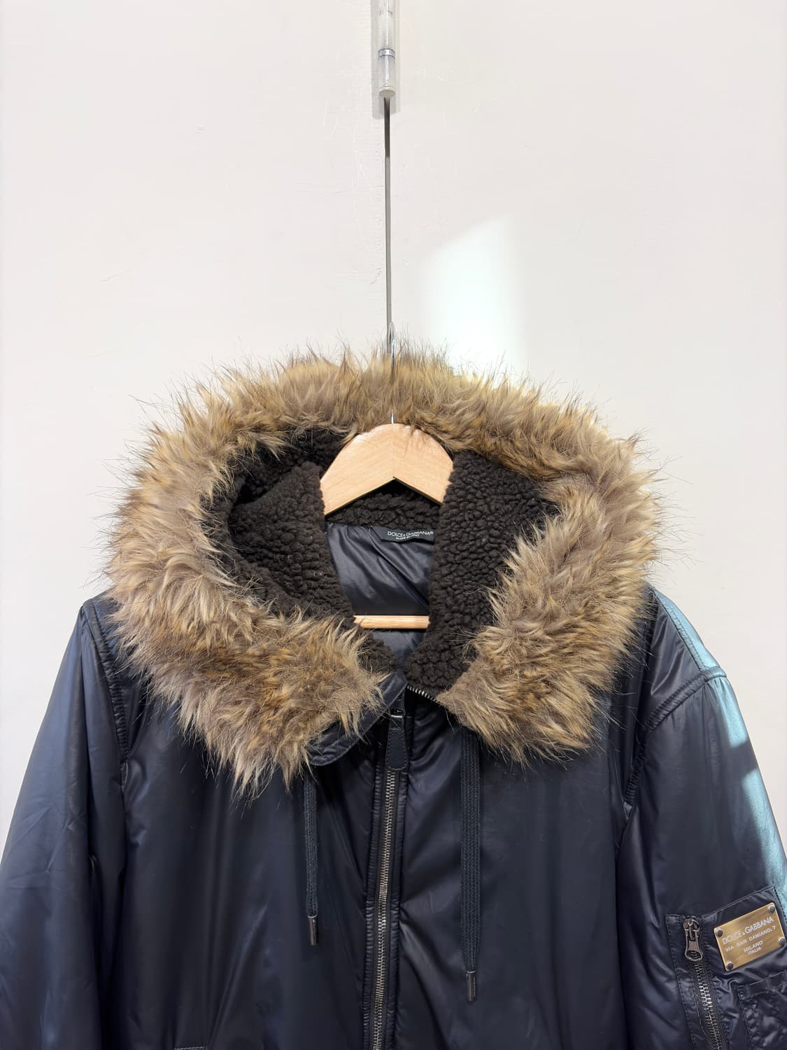 돌체앤가바나 라쿤 퍼 후드 다운 자켓 상품이미지4