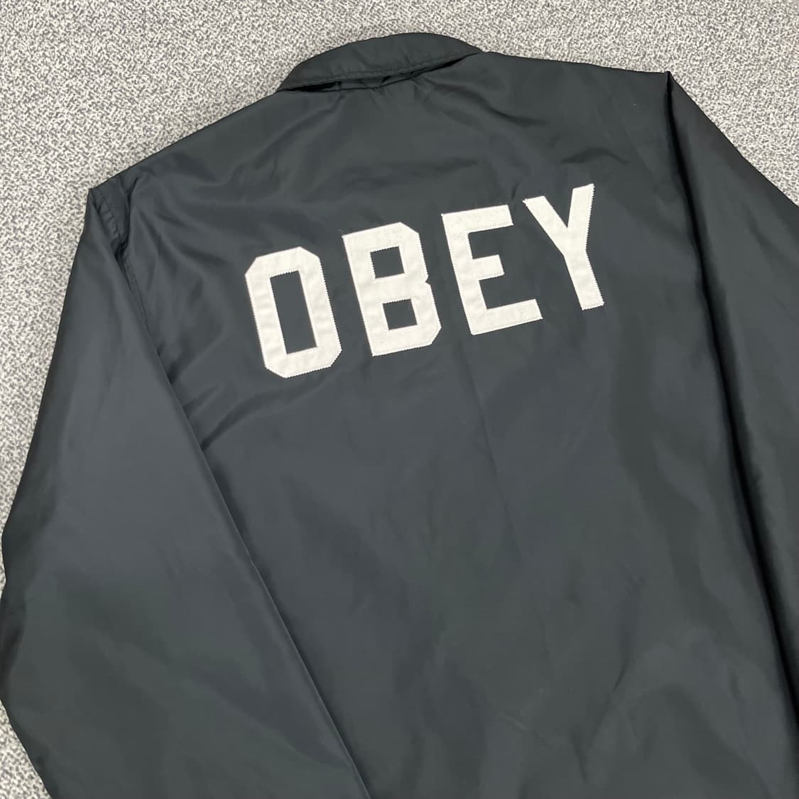 <오베이 백 로고 퀼팅 바람막이 자켓> No.1251 상품이미지5