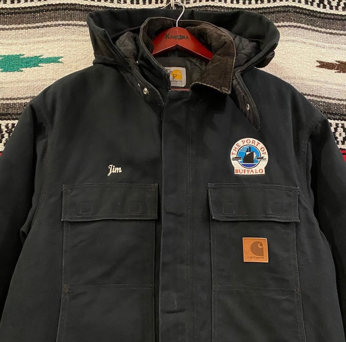 90s Made in USA 칼하트 워크 패딩자켓 상품이미지6