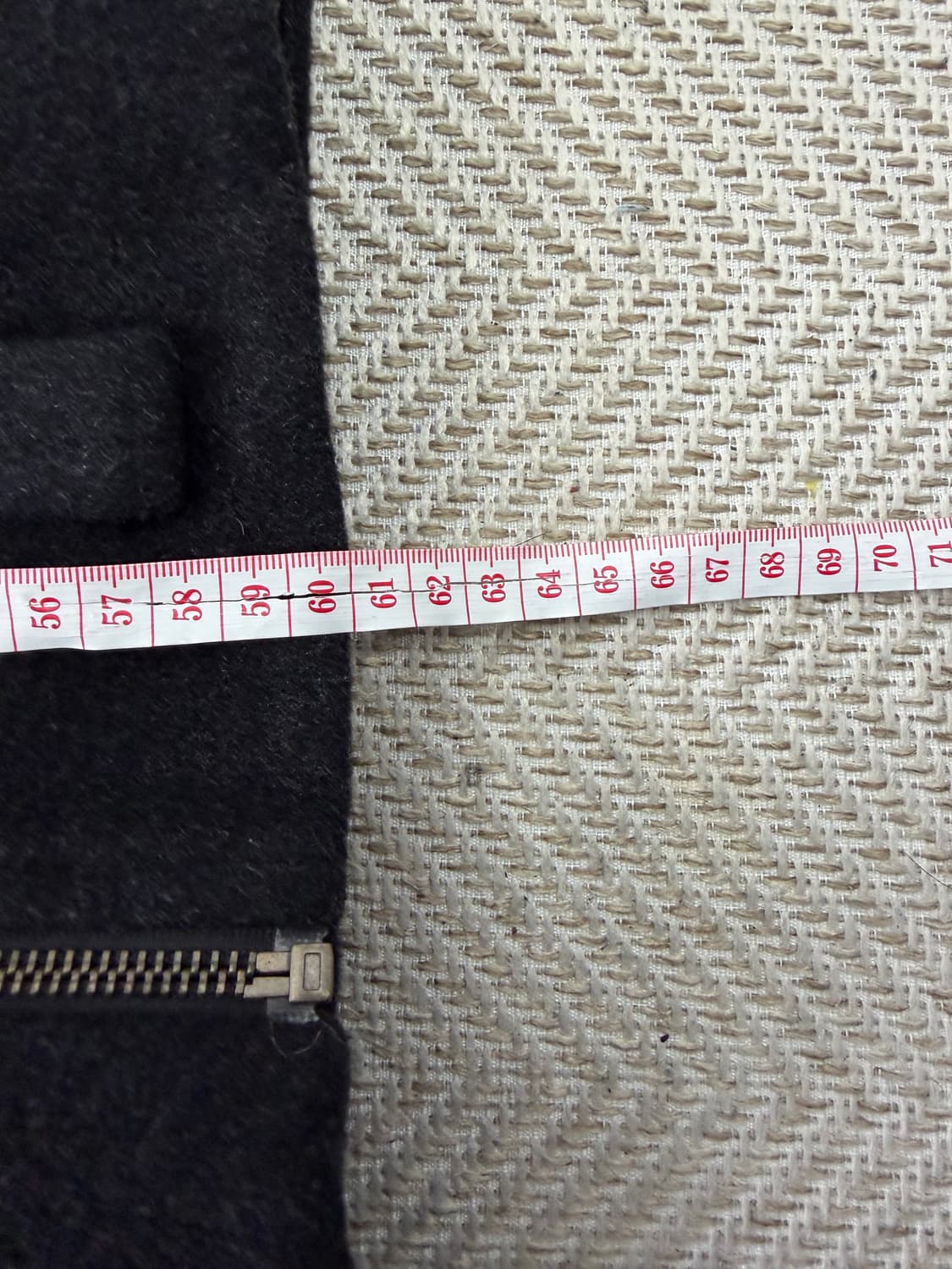 정품) maje 마쥬 블랙 퍼 카라 숏코트 36 상품이미지9