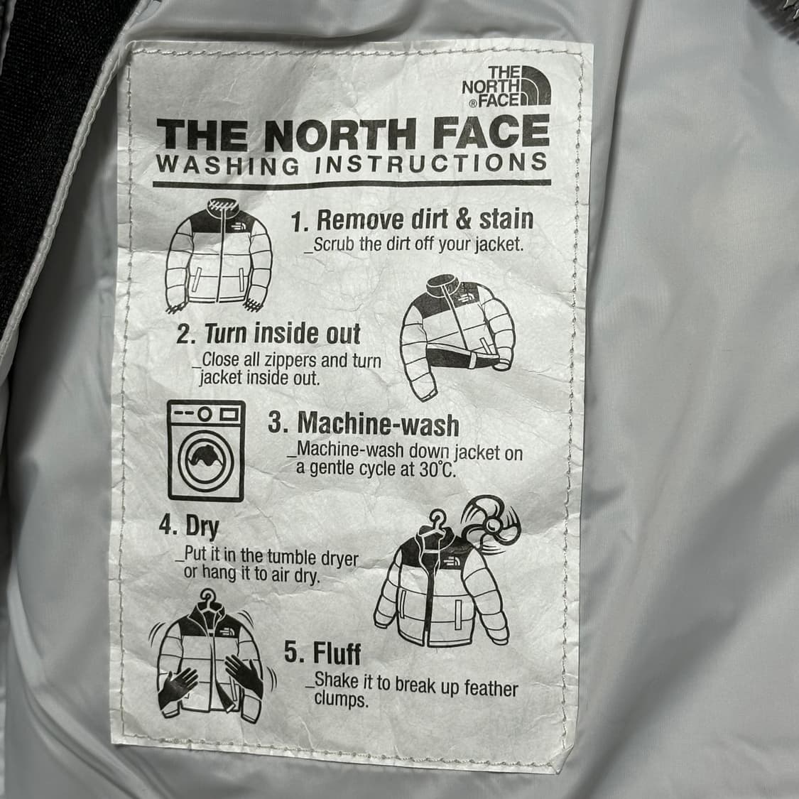 The North Face 새상품 여성용 아이스그레이 노벨티 눕시 패딩 상품이미지5