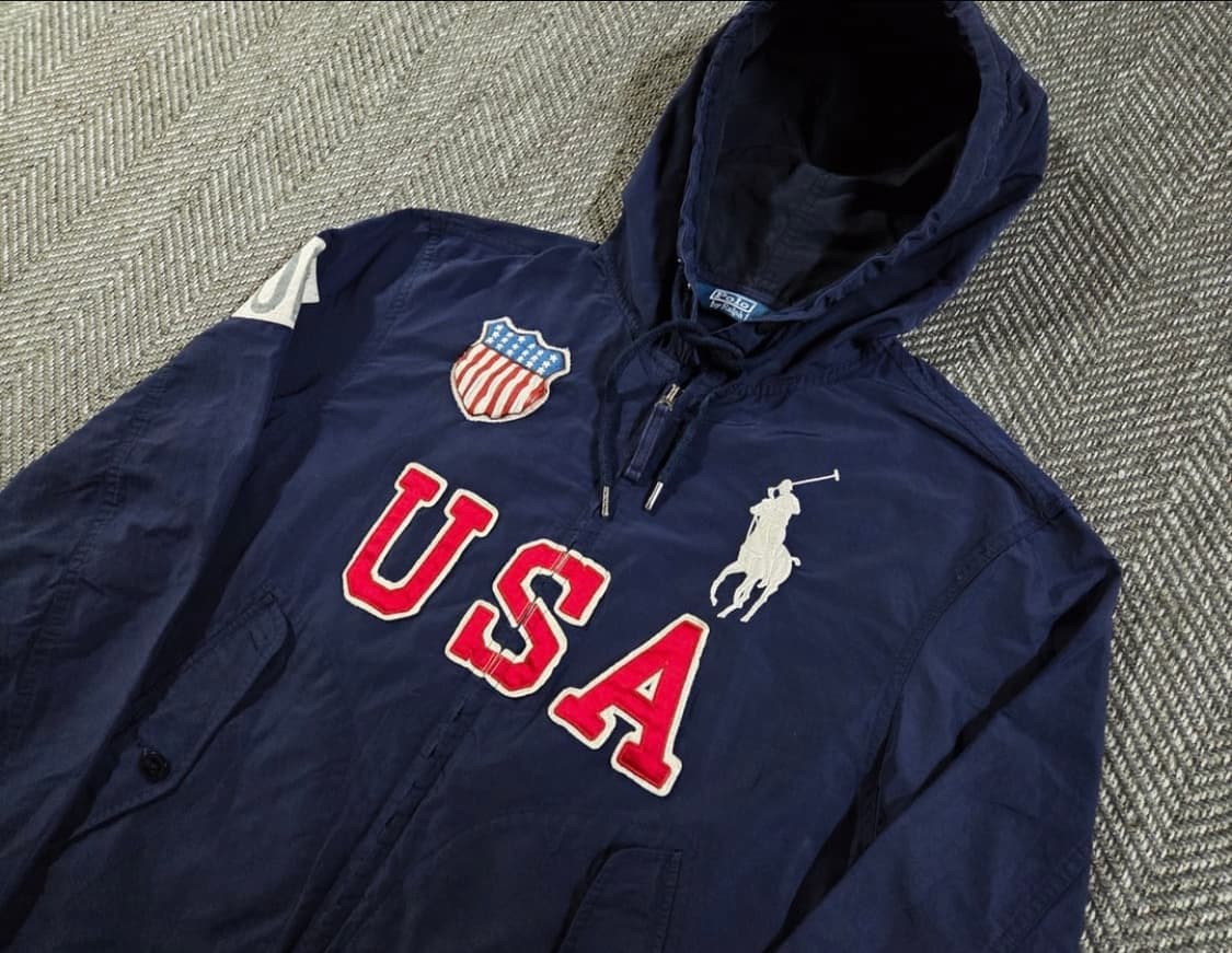 폴로 빅포니 USA 012 후드 바람막이 윈드브레이커 상품이미지3