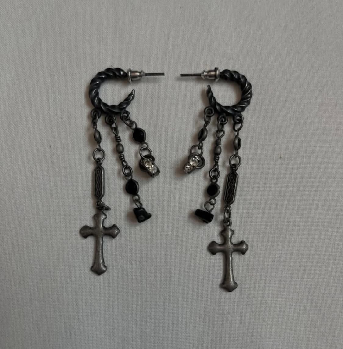 Fuga Archive Cross Layered Piercing 상품이미지3