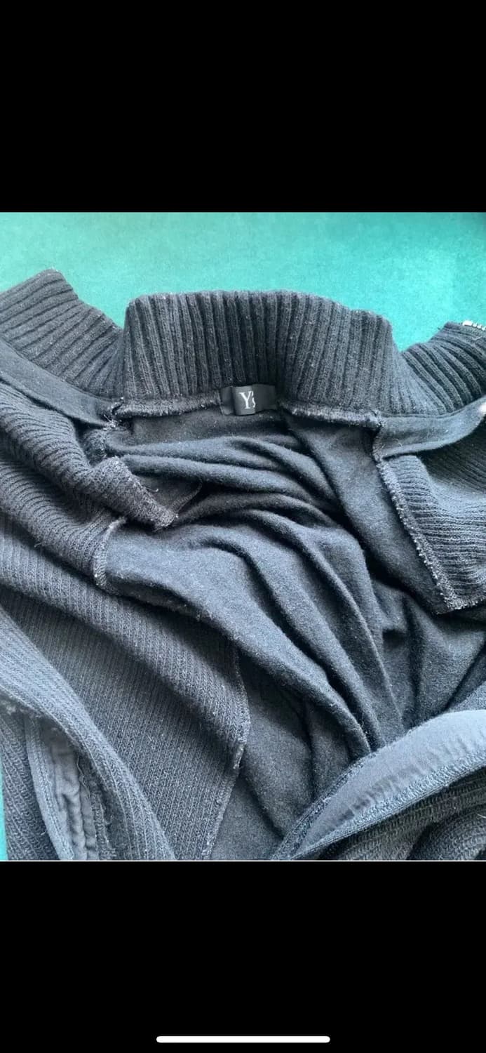 요지야마모토 니트집업 상품이미지2