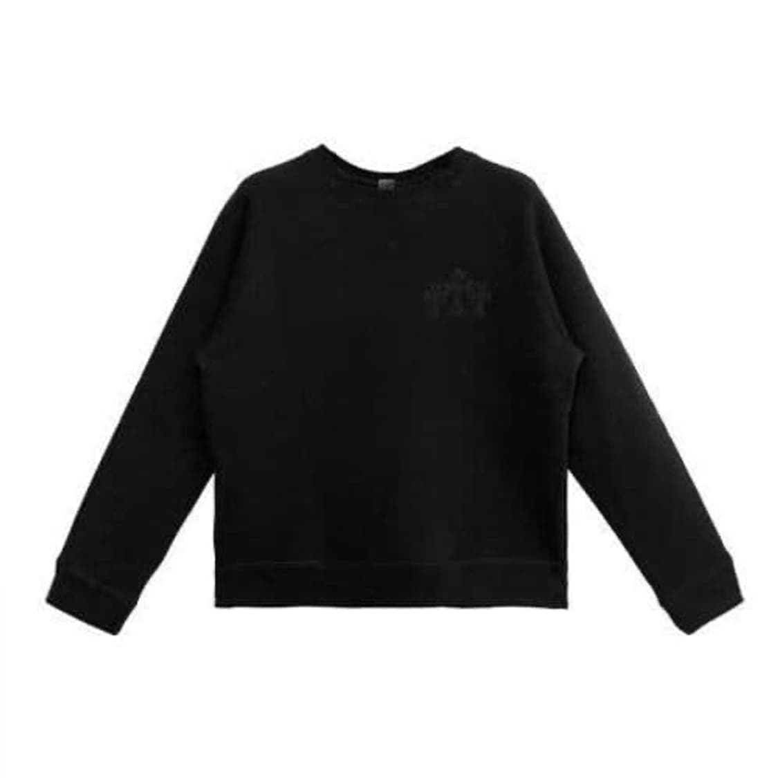 새상품)크롬하츠 세메터리 크로스 레더 맨투맨 XL 상품이미지1