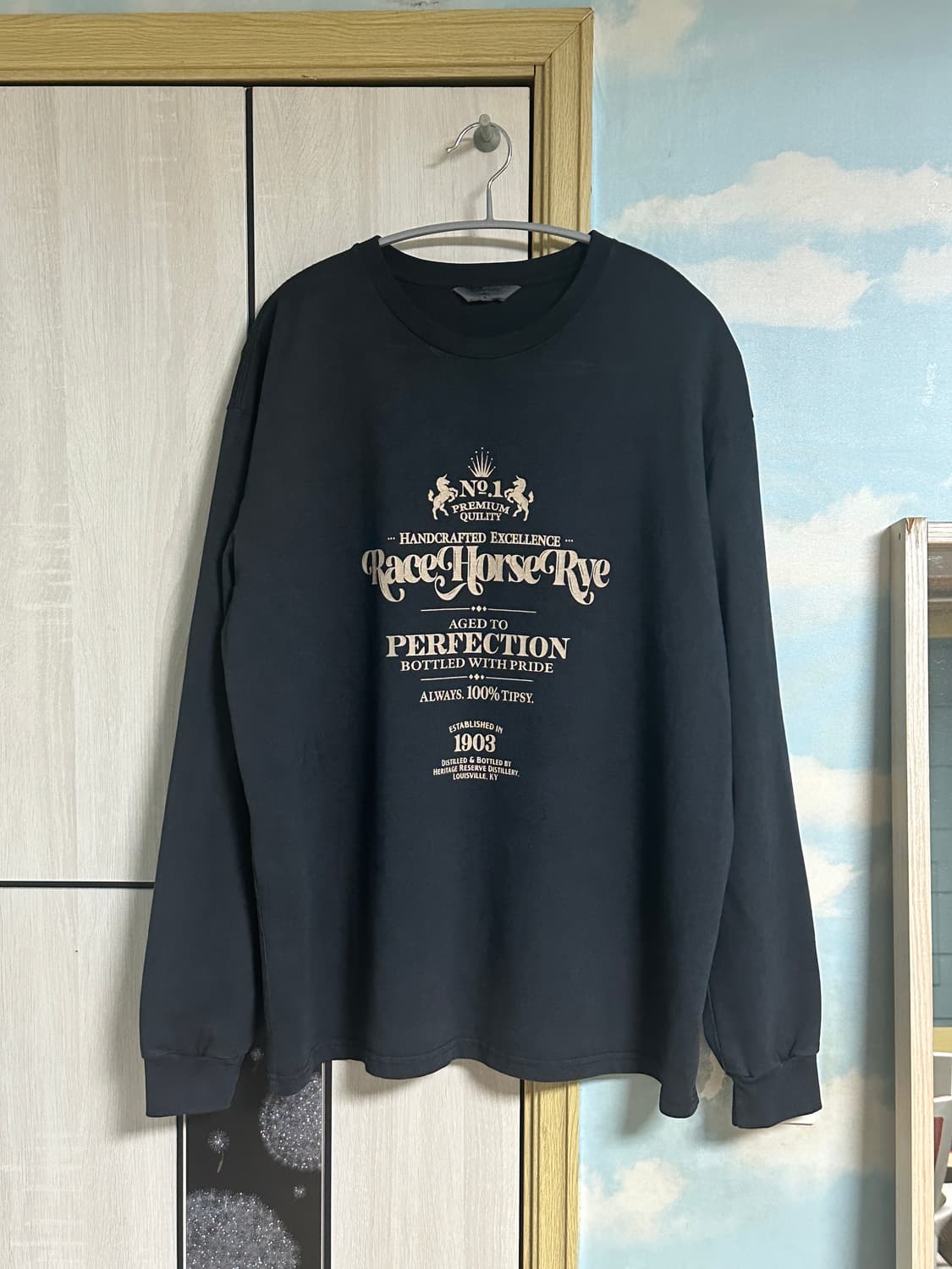 (M) 유니온블루 RACE HORSE RYE LONG SLEEVE 상품이미지2