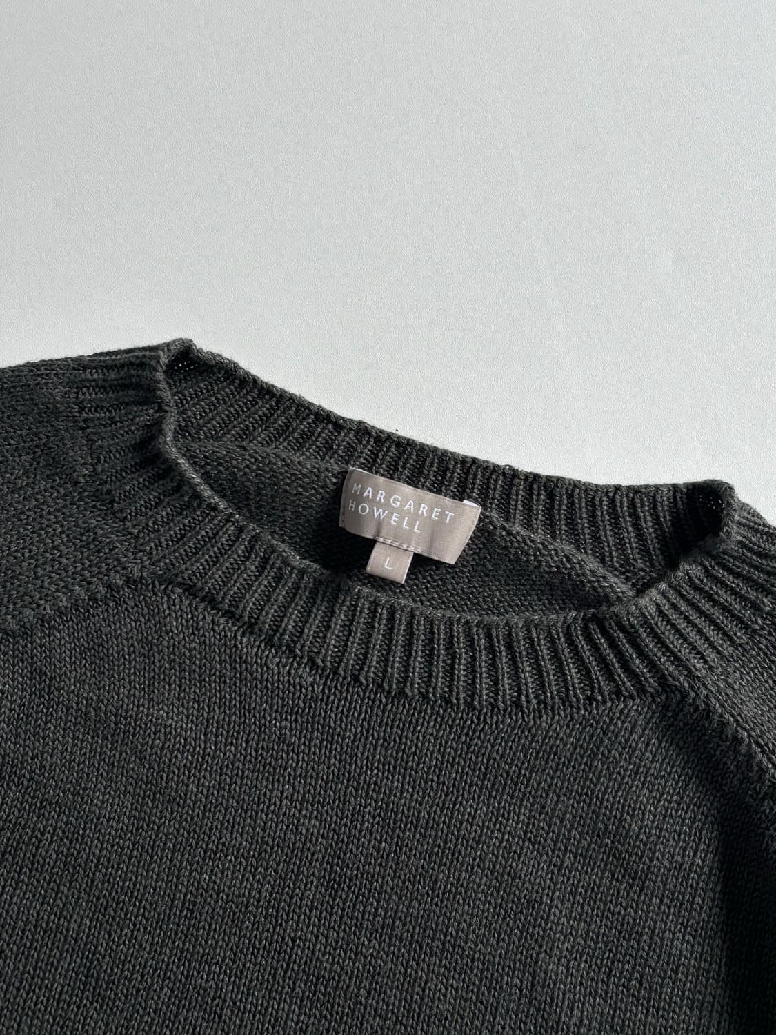 MHL 마가렛호웰 그린카키 니트 상품이미지8