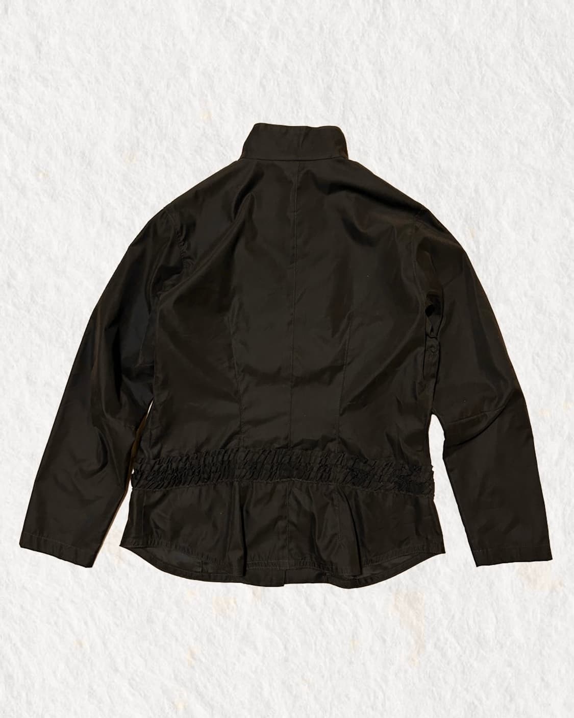 빈티지 프릴 다크브라운 셔츠 상품이미지4