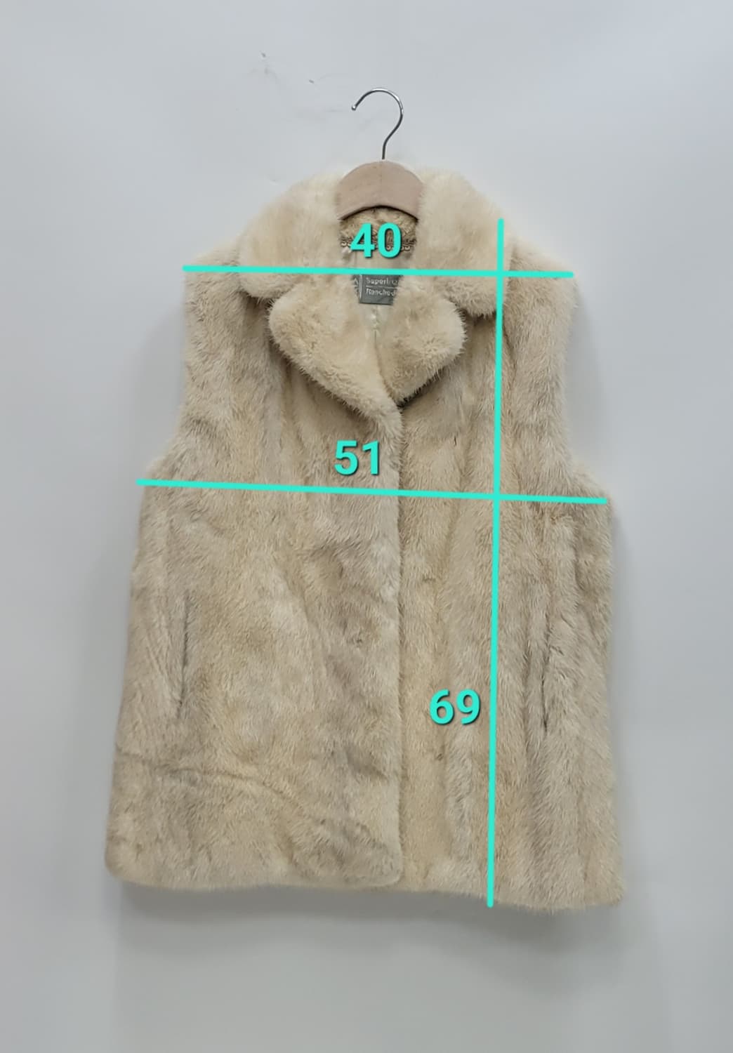 SAGA 사가 밍크 베스트 / 여 66 (91-94-160)
 상품이미지10