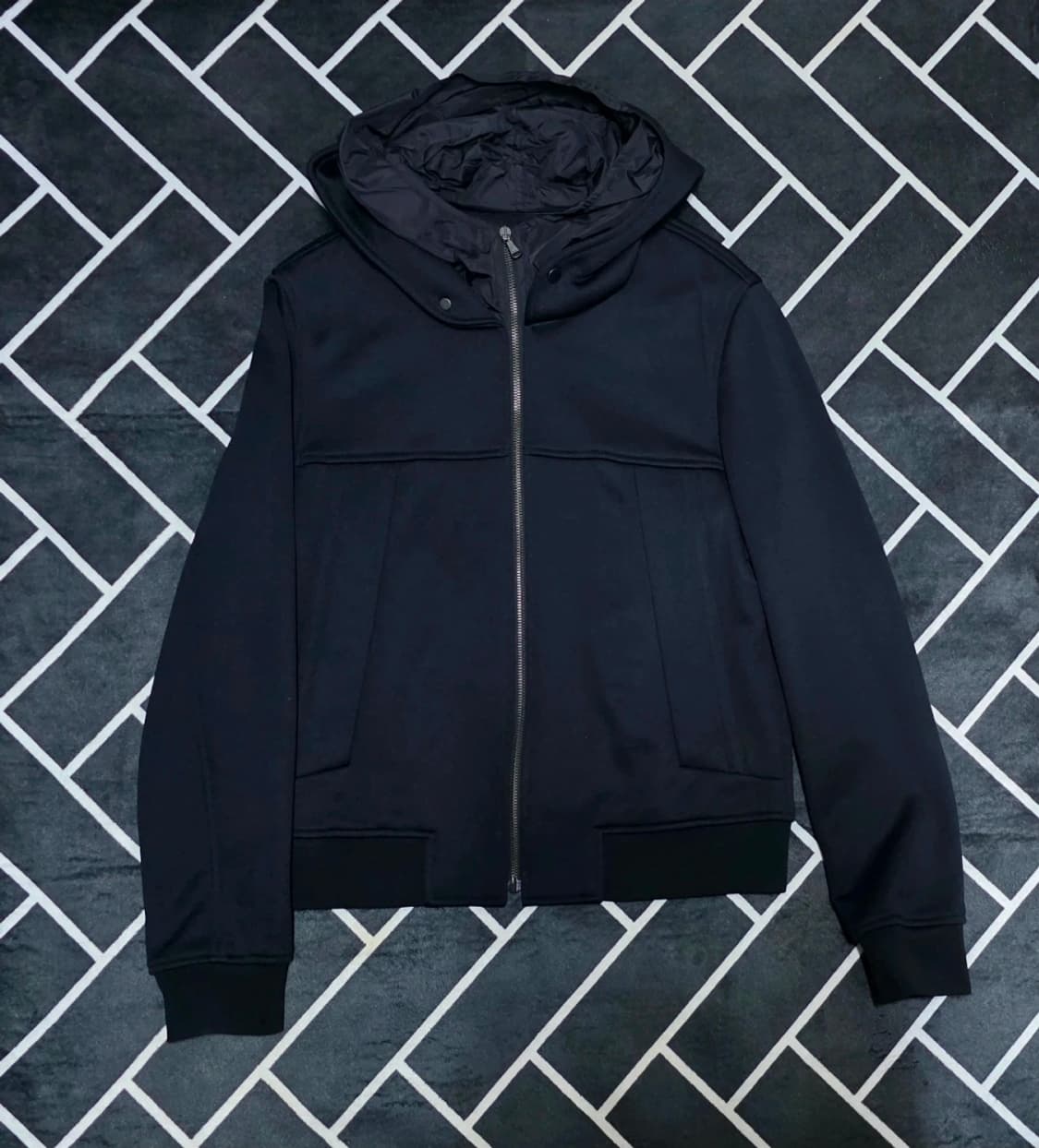 우영미 나일론 이중 후드집업  상품이미지1