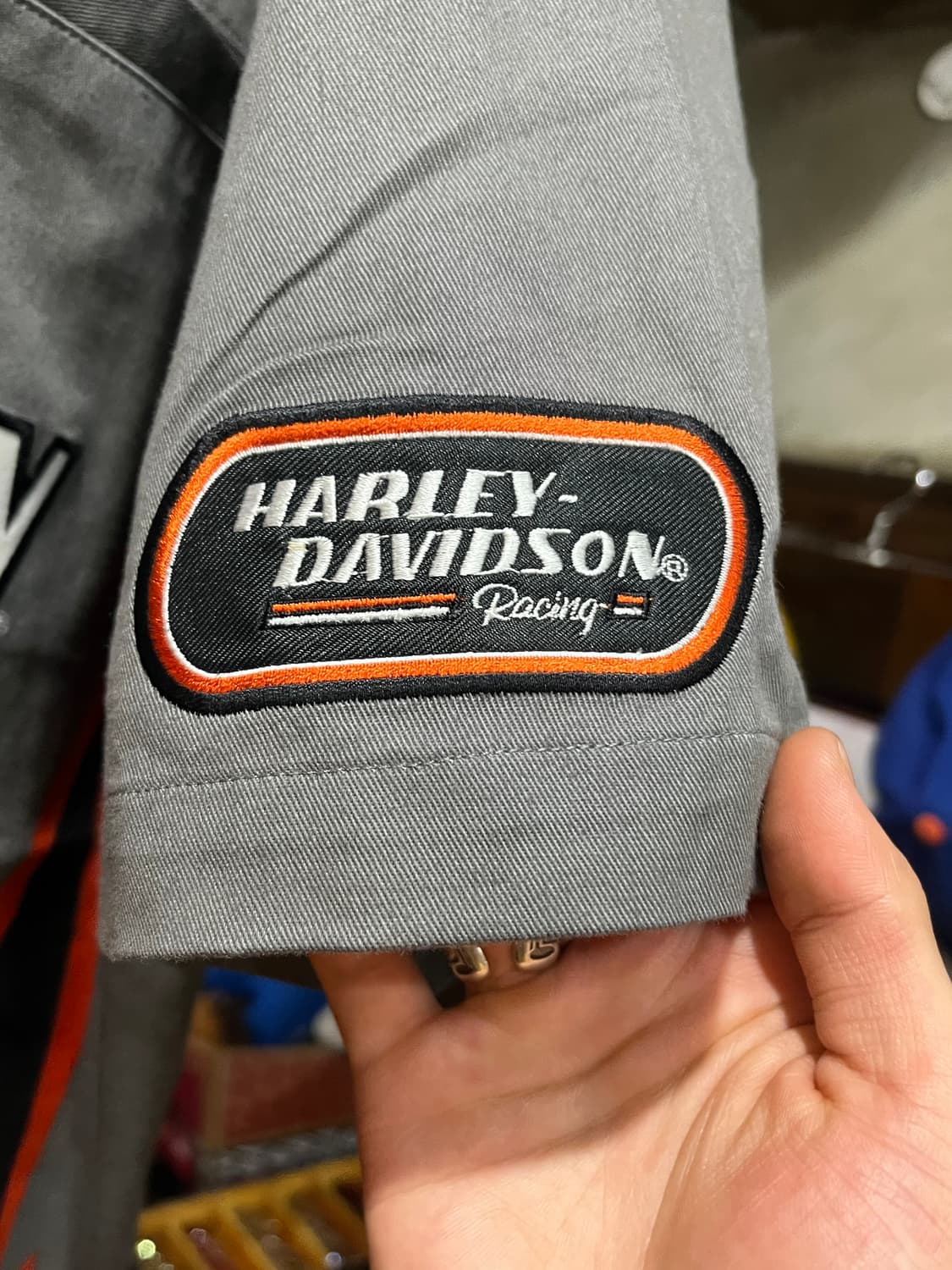 Harley Davidson 할리데이비슨 레이싱 플레임 반팔 셔츠(오버) 상품이미지6