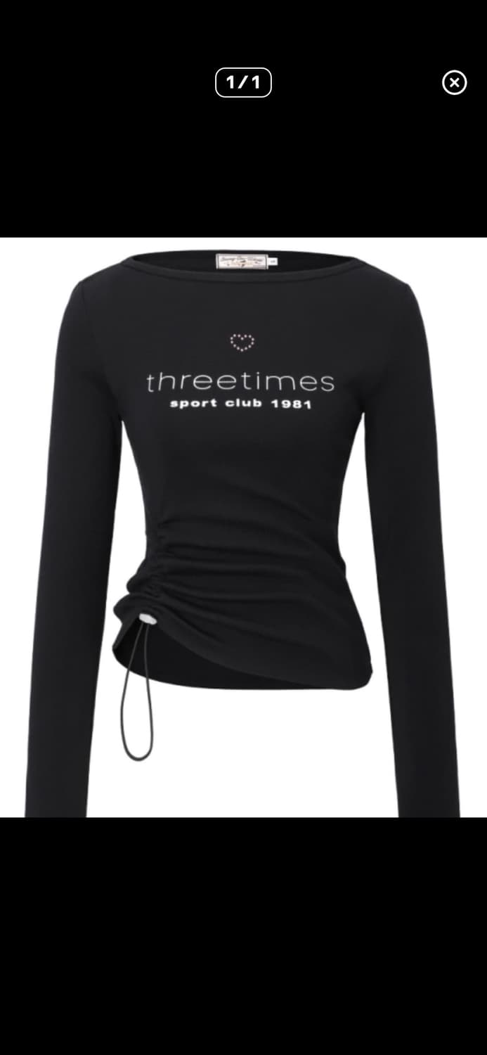 쓰리타임즈 club tee 상품이미지1