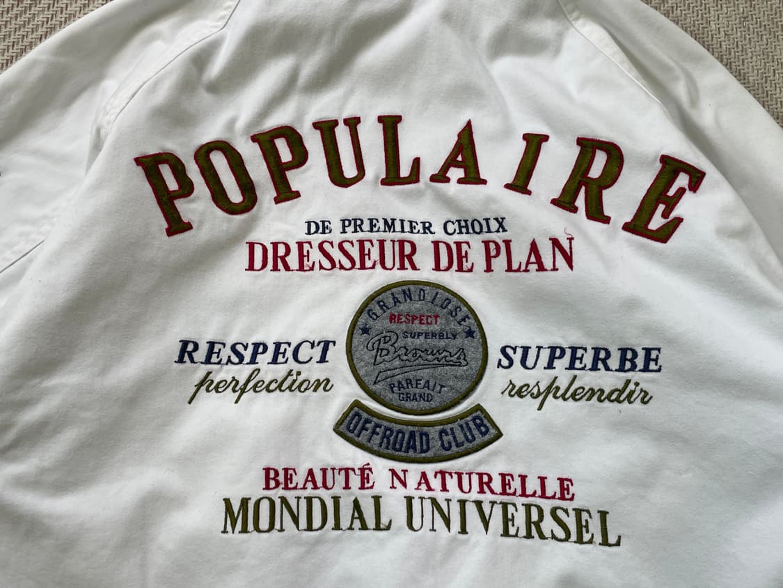 빈티지 populairee 리버시블 자켓  상품이미지3