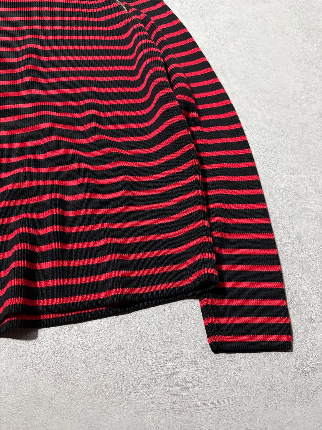15FW 생로랑 더블지퍼 스트라이프 니트 상품이미지8