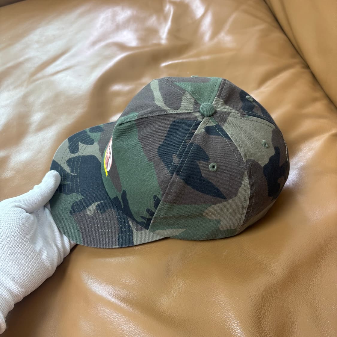 슈프림 5패널 볼캡 모자 마리아 우드랜드 카모 상품이미지4